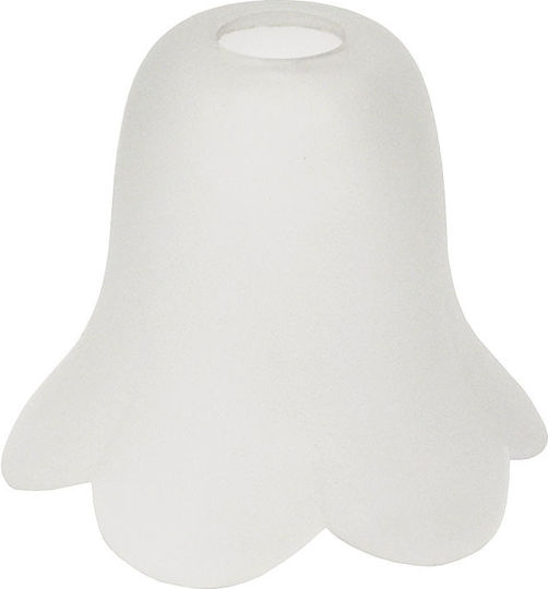 Lampshade Glass Replacement E14 White 13.5x11cm Sinialo 2900560