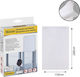 Bossram Window Mosquito Net With Velcro Permanent White 150x200cm