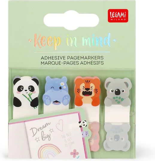 Legami Αυτοκολλητοι Σελιδοδεικτες Keep In Mind Cute Animals #sknkit3