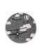 Koulis Carpets Παιδικό Χαλί Γκρι Στρογγυλό με Διάμετρο 133cm