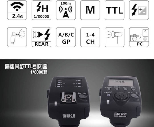 Diat MK-GT600N TTL Blitzkamera für Nikon Kameras