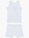 Pretty Baby Kids' Set Brief with Undershirt White 2pcs