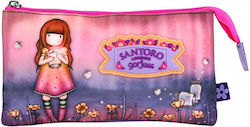 Santoro Pencil Case with 3 Compartments Multico...