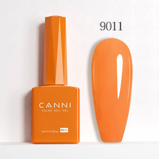 Canni Color Хибриден Лак за Нокти Carrot Orange 9мл 1бр