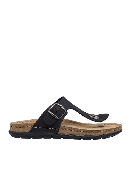Women's Flat Sandals Flatforms in Black Color