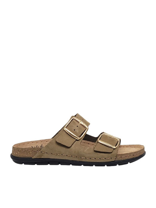 Damen Flatforms Khaki