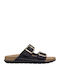 Sandale Casual Damă Flatforme Negre