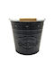 TnS Pot Metallic 18x14x17cm.