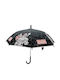 Safta Kids Curved Handle Umbrella with Diameter 43cm Black