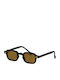 Kyme Gigi Unisex Sonnenbrille mit Schwarz Kunststoff Gestell und Schwarz Linse GIGI 15