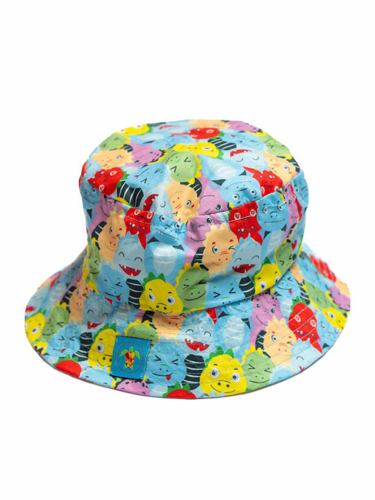 Tortue Παιδικό Καπέλο Bucket Υφασμάτινο Γαλάζιο