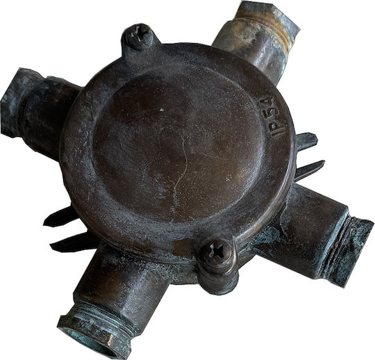 Andromeda Surface Mounted Electrical Box Branching in Bronze Color