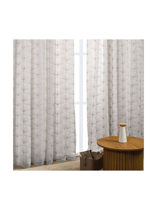 Whitegg Завеса с Копчета K0185 Сив 270x280бр