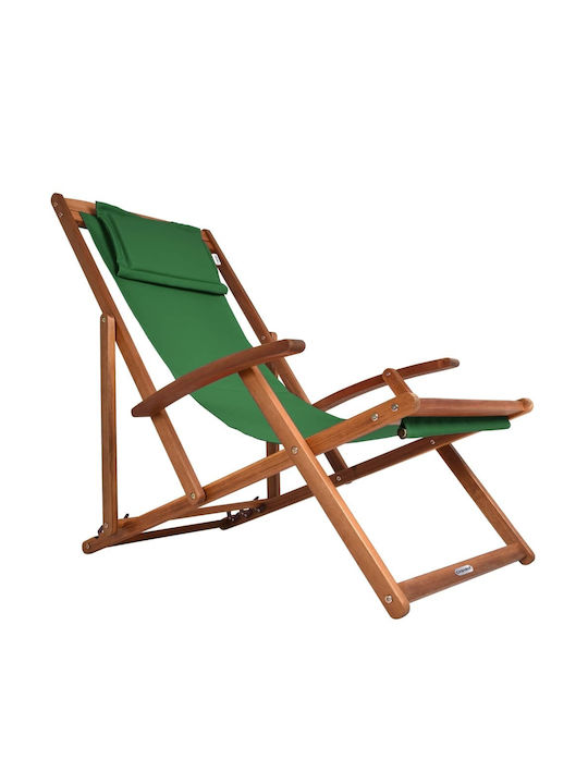 Σεζλόνγκ Ξύλινη Green 94x60x94cm Σεζλόνγκ Ξύλινη Green 94x60x94cm