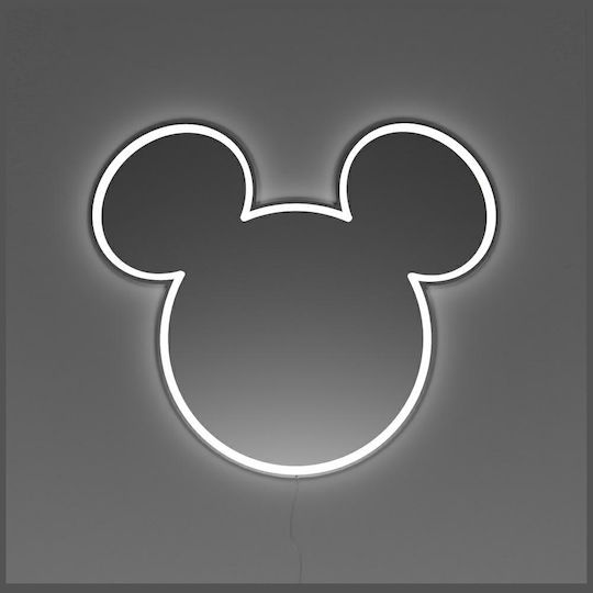 Neon Yellowpop Disney Mickey Mirror Silver