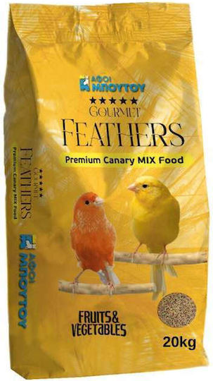 Gourmet Feathers Mixed Food for Colored Canaries 20kg