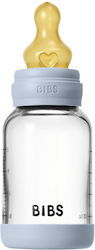 Bibs Set Glas Babyflaschen mit Gummi Saugflasche für 0+ Monate 120ml