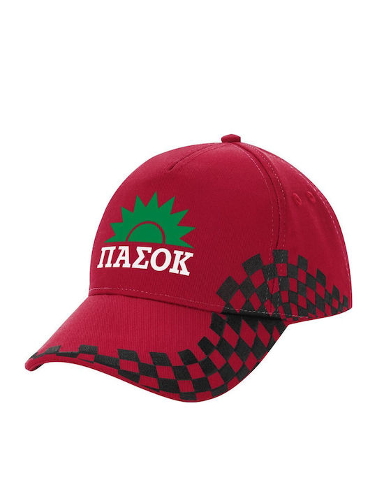 PASOK Adult Cap Ultimate Red Black Racing Scrat...
