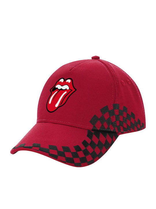 Pălărie Adulți Rolling Stones Kiss Ultimate Roș...