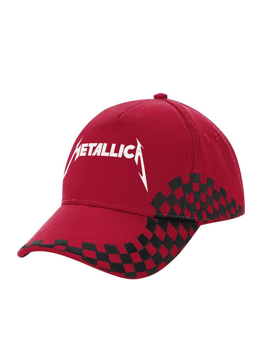 Metallica Adult Hat Ultimate Red Black Racing S...