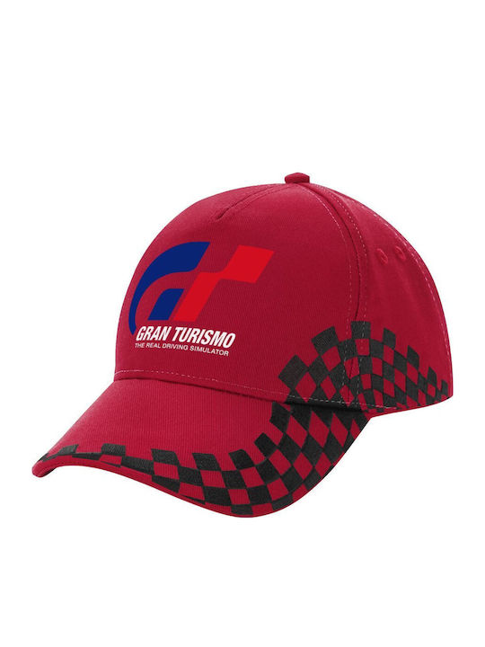 Gran Turismo Adult Hat Ultimate Red Black Racin...