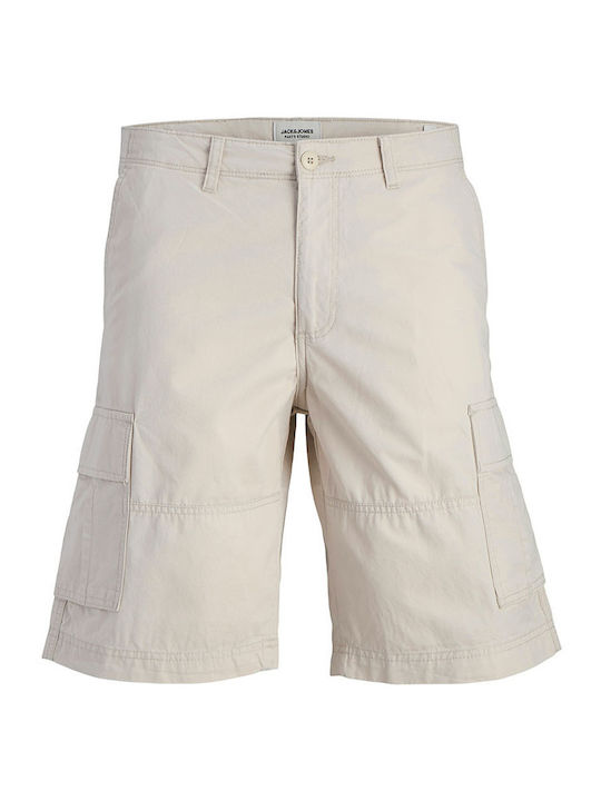Jack & Jones Ανδρική Βερμούδα Moonbeam Εκρού