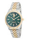 U.S. Polo Assn. Women's Watch Battery with Stainless Steel Bracelet