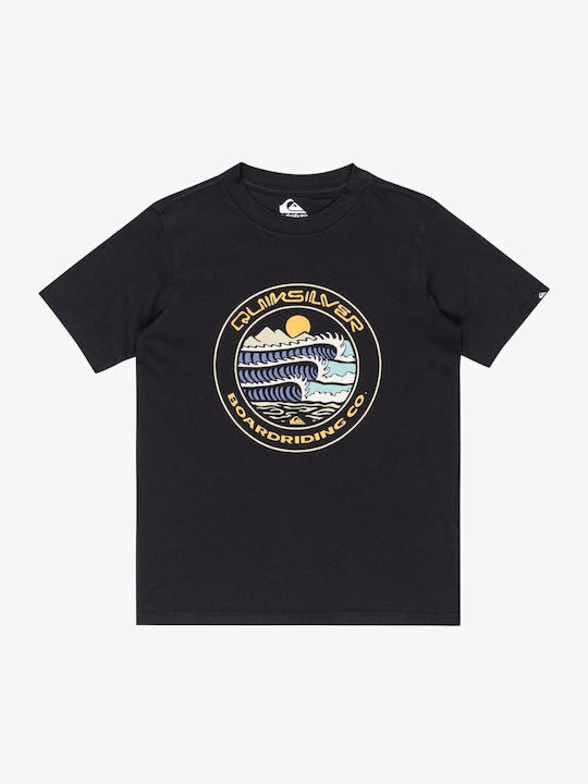 Παιδικό T-shirt Black Evo Three Seas