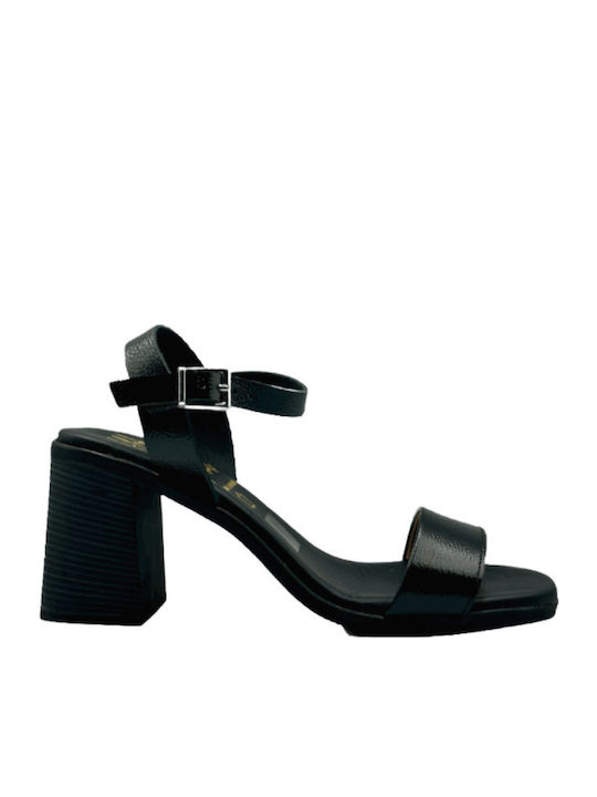 Leather Sandals Anatomic Black