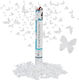 Relaxdays Confetti Cannon White Butterflies 40 Cm 8 M Effect Height