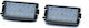 Riatec LED светлини за регистрационен номер 2 броя 6000k Seat Leon Toledo 1m 99 Ibiza Cordoba 6k 6l