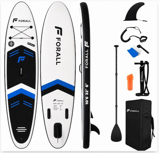 Homeone Aufblasbar SUP Board mit Länge 3.2m Weiß