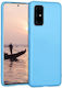 Weiche Silikon-Rückhülle Oneplus Nord 2t Farbe Himmelblau