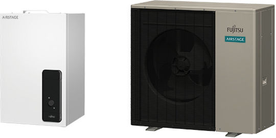 Fujitsu Pompa de căldură 8kW Cu o singură fază 55°C Monoblock