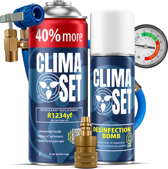 Climaset R1234yf Nachfüllset Lime Duft