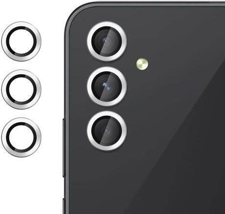 Kalebol Camera Protection Tempered Glass Silver for the Samsung Galaxy A54 5G