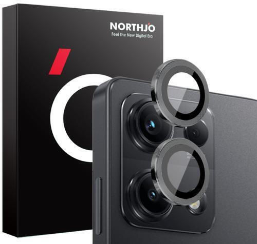 Northjo Camera Protection Metal Frame Black for the Xiaomi Redmi Note 14S 4G