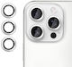 Kalebol Kameraschutz Gehärtetes Glas Silver für das iPhone 15 Pro