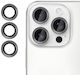 Kalebol Протектор за камера Закалено стъкло Черен за iPhone 14 Pro