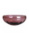 Bowl Glass Salad Bowl Purple 22x10cm