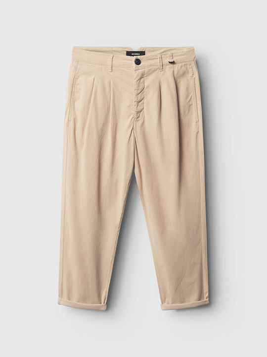 Gabba Trousers Elastic Beige