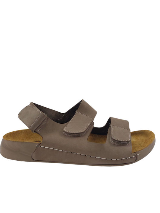 Anatomic Women's Leather Platform Shoes Brown