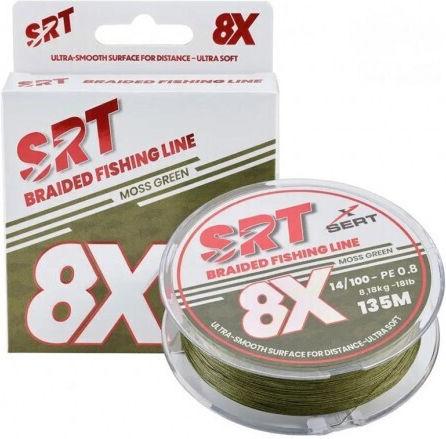 Νήμα Sert Srt Moss Green X8 0.12mm Pe 0.6 135m
