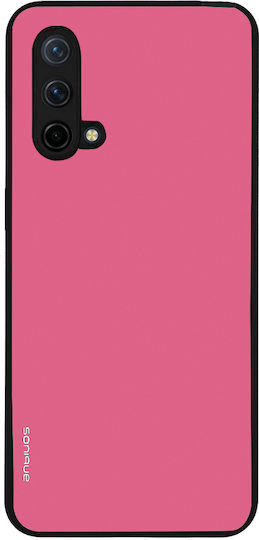 Sonique Colorbloc Back Cover Σιλικόνης Ροζ (OnePlus Nord CE)