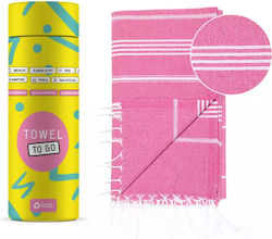 Towel To Go Πετσέτα Θαλάσσης Φούξια
