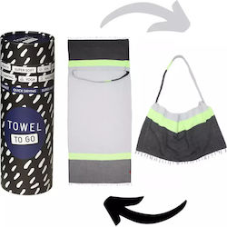 Towel To Go Πετσέτα Θαλάσσης Γκρι