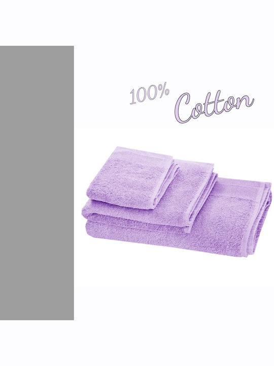 My Home Luxury Hand Towel 30x50cm Lilac Weight ...