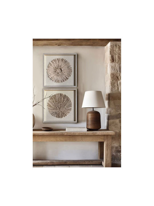 InTheBox Pure Earth Πίνακας σε Καμβά 60x60cm