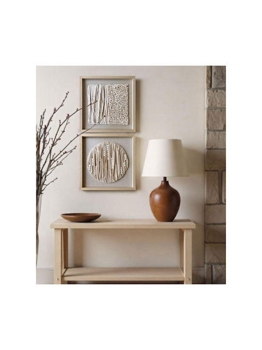 InTheBox Pure Nature Πίνακας Υφασμάτινος 60x60cm