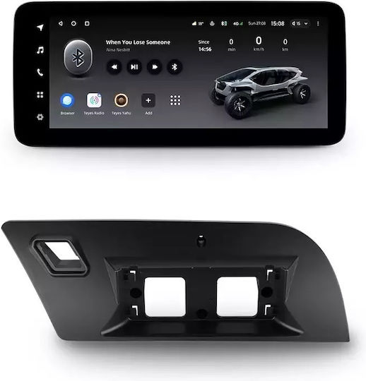 Teyes Sistem Audio Auto pentru Mercedes-Benz Clasa E Skoda Rapid 2009-2012 (Bluetooth/USB/WiFi/GPS/Apple-Carplay/Android-Auto/Partitură) cu Ecran Tactil 12.3"